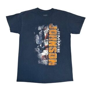 Jimmie Johnson 48 NASCAR Hendrick Motorsports T‎ Shirt Men's Medium Blue Cotton